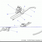 SCRAMBLER XP 1000 S 55 Brakes, front brake lever and master cylinder - a21sge95...