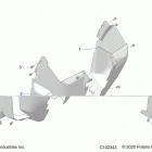 SPORTSMAN 850 EPS 48 Body, front mud guards - a21sxe85a9  /  af  /  ap  /  ca...