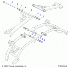 SPORTSMAN 850 HIGH LIFTER (A21SXN85A4) Suspension, rear control arm, mounting - a21sxn85a4 (c10...