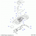 SPORTSMAN 850 48 Body, rear rack - a21sxa85a1  /  a7  /  ca1  /  ca7 (c02...