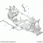 SCRAMBLER XP 1000 S 55 Chassis, main frame - a21sge95ak (c102349-1)