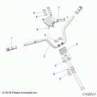 SCRAMBLER XP 1000 S 55 Steering, handlebar and clamps - a21sge95ak (c102072-1)
