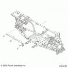 SPORTSMAN XP 1000 TOURING 48 Chassis, main frame - a21sye95ad  /  cad (c102193)