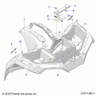 SPORTSMAN 450 HO UTILITY (A21SEG50A1/A5/CA1/CA5) Body, front cab - a21seg50a1  /  a5  /  ca1  /  ca5 (c02...
