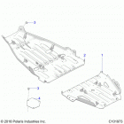 SPORTSMAN 850 EPS 48 Body, skid plates - a21sxe85a9  /  af  /  ap  /  ca9  / ...