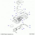SPORTSMAN 850 48 Body, rear rack - a21sxz85an (c102165)