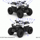 OUTLAW 70 (A21HBB07A3/A7/B3/B7) Body, decals  /  reflectors - a21hbb07a3  /  a7  /  b3  ...