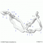 SPORTSMAN 850 HIGH LIFTER (A21SXN85A4) Body, clutch ducts - a21sxn85a4 (c102217-2)