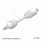 SPORTSMAN 1000 XP 55 Drive train, drive shaft, rear - a21sle95fg  /  s95cg  /...