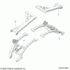 SPORTSMAN XP 1000 HUNTER EDITION (A21SXD95A9) Suspension, rear control arms - a21sxd95a9 (c0211322-1)