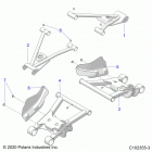 SPORTSMAN 570 6X6 (A21S6E57A1/3A1) Suspension, rear control arms - a21s6e57a1  /  3a1 (c102...