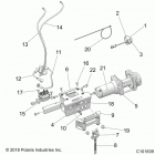 SPORTSMAN 1000 XP 55 Body, winch - a21sle95fg  /  s95cg  /  s95fg (c101839)