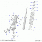 SPORTSMAN 570 EPS (A21SEE57A1/A3/A5/A7/A9/B1/B3/B5/B7/B9) Suspension, front strut - a21see57a1  /  a3  /  a5  /  a...