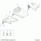 ACE 150 EFI MD WHITE (A20HAB15N2) Body, front fenders - a20hab15n2 (c101855)