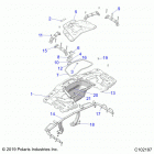 SPORTSMAN 1000 XP 55 Body, rear rack - a21sle95fg (c102197)