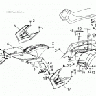 SPORTSMAN 110 (A21YAF11B5/N5) Body, cab and seat - a21yaf11b5  /  n5 (49atvcab07sprt90...