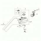 OUTLAW 110 (A21YAK11B6/B7/N6/N7) Body, fuel tank asm. - a21yak11b6  /  b7  /  n6  /  n7 (...