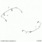 SPORTSMAN XP 1000 HUNTER EDITION (A21SXD95A9) Body, rack extenders - a21sxd95a9 (c102363)