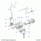 SPORTSMAN 570 6X6 EURO (A20S6E57F1/FL) Chassis, winch - a20s6e57fl (c101837)
