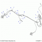 SPORTSMAN 570 TOURING EPS TRACTOR (A21SDS57C4) Brakes, brake lines, rear - a21sds57c4 (c102257-1)
