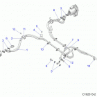 SPORTSMAN 570 EPS EU 3PC (A21SEE57K2) Brakes, brake lines, rear - a21see57k2 (c102313-2)
