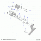 OUTLAW 70 MD Brakes, calipers, rear - a21hbb07n3  /  n7 (c102164)