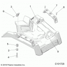 SCRAMBLER XP Body, front rack - a21sge95fk  /  s95ck  /  s95fk (c1017...