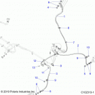 SPORTSMAN 570 EPS EU 3PC (A21SEE57K2) Brakes, brake lines, front - a21see57k2 (c102213-1)