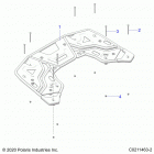 SPORTSMAN 450 HO UTILITY (A21SEG50A1/A5/CA1/CA5) Body, rear rack - a21seg50a1  /  a5  /  ca1  /  ca5 (c02...