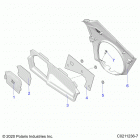 SPORTSMAN 570 EPS (A21SEE57A1/A3/A5/A7/A9/B1/B3/B5/B7/B9) Body, close off panel and access panel - a21see57a1  /  ...