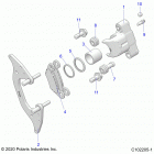 SCRAMBLER XP 1000 55 Brakes, front caliper - a21sge95fk  /  s95ck  /  s95fk (...
