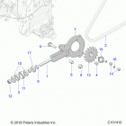 ATV RGR 150 EFI MD Drive train, chain tensioner and sprocket - a20hzb15n1  ...