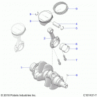 SCRAMBLER XP Engine, crankshaft and piston - a20sve95kr (c101431-7)