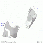 SPORTSMAN XP 1000 HUNTER EDITION (A21SXD95A9) Body, front mud guards - a21sxd95a9 (c101450)