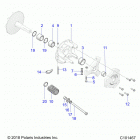 SPORTSMAN 850 EPS 48 Drive train, primary clutch - a21sxe85a9  /  af  /  ap  ...