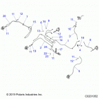 SPORTSMAN 570 6X6 EURO (A20S6E57F1/FL) Brakes, brake lines - a20s6e57f1  /  fl [c0201052]