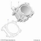 SPORTSMAN TOURING 570 EPS EU 3PC Engine, cylinder - a20sde57k5 (c101422-19)