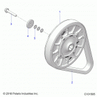 SCRAMBLER XP Drive train, secondary clutch - a20sve95kr (c101505)