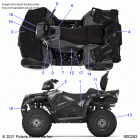SPORTSMAN TOURING 570 EPS (A21SDE57A4/B4) Body, decals - a21sde57a4  /  b4 (900282)