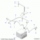 SPORTSMAN XP 1000 TOURING 48 Electrical, battery - a21sye95ad  /  cad (c102330-4)
