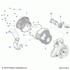 SPORTSMAN 850 EPS 48 Body, clutch cover - a21sxe85a9  /  af  /  ap  /  ca9  /...