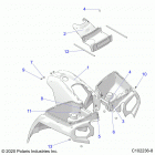 SPORTSMAN 570 TOURING EPS TRACTOR (A21SDS57C4) Body, front cab - a21sds57c4 (c102236-8)
