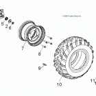 SPORTSMAN 110 (A21YAF11B5/N5) Wheels, front - a21yaf11b5  /  n5 (49atvwheelfrt07sprt90...