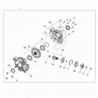 SCRAMBLER XP 1000 S 55 Drive train, rear gearcase internals - a21sge95ak (10206...