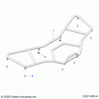 SPORTSMAN 450 HO UTILITY (A21SEG50A1/A5/CA1/CA5) Body, front rack - a21seg50a1  /  a5  /  ca1  /  ca5 (c0...