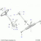 ACE 150 EFI MD WHITE (A20HAB15N2) Steering, steering asm. - a20hab15n2 (c101863)