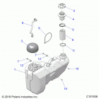 SPORTSMAN XP 1000 55 Body, fuel tank - a21sle95fg  /  s95cg  /  s95fg (c10183...