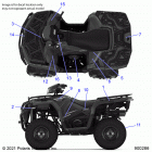 SPORTSMAN 450 HO UTILITY (A21SEG50A1/A5/CA1/CA5) Body, decals - a21seg50a1  /  a5  /  ca1  /  ca5 (900286...