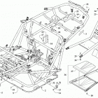 WILDCAT XX XT EPS WHITE/CHARCOAL INTERNATIONAL [U2019RGX1POSW] Frame and related parts [302823]