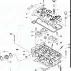 WILDCAT XX XT EPS WHITE/CHARCOAL INTERNATIONAL [U2019RGX1POSW] Cylinder head assembly [302853]